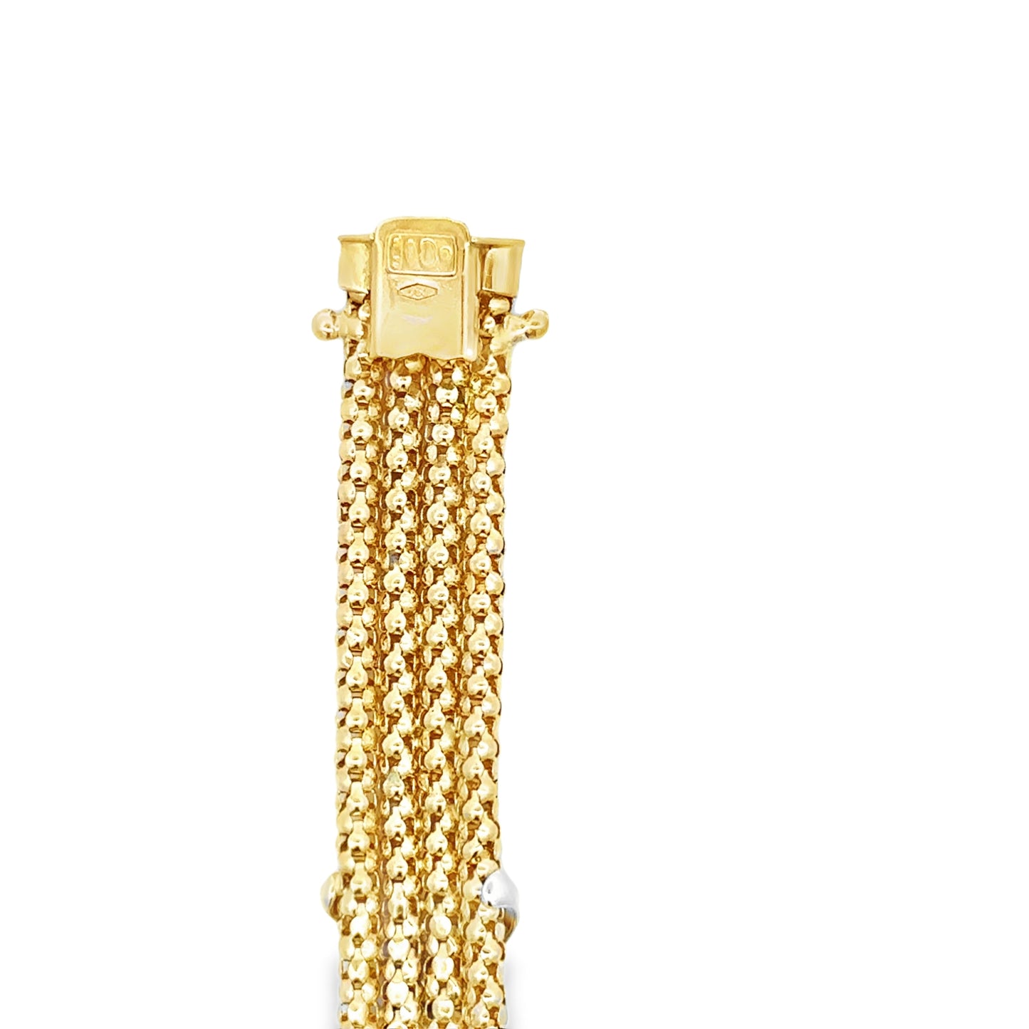 18kt yellow solid gold bracelet vintage