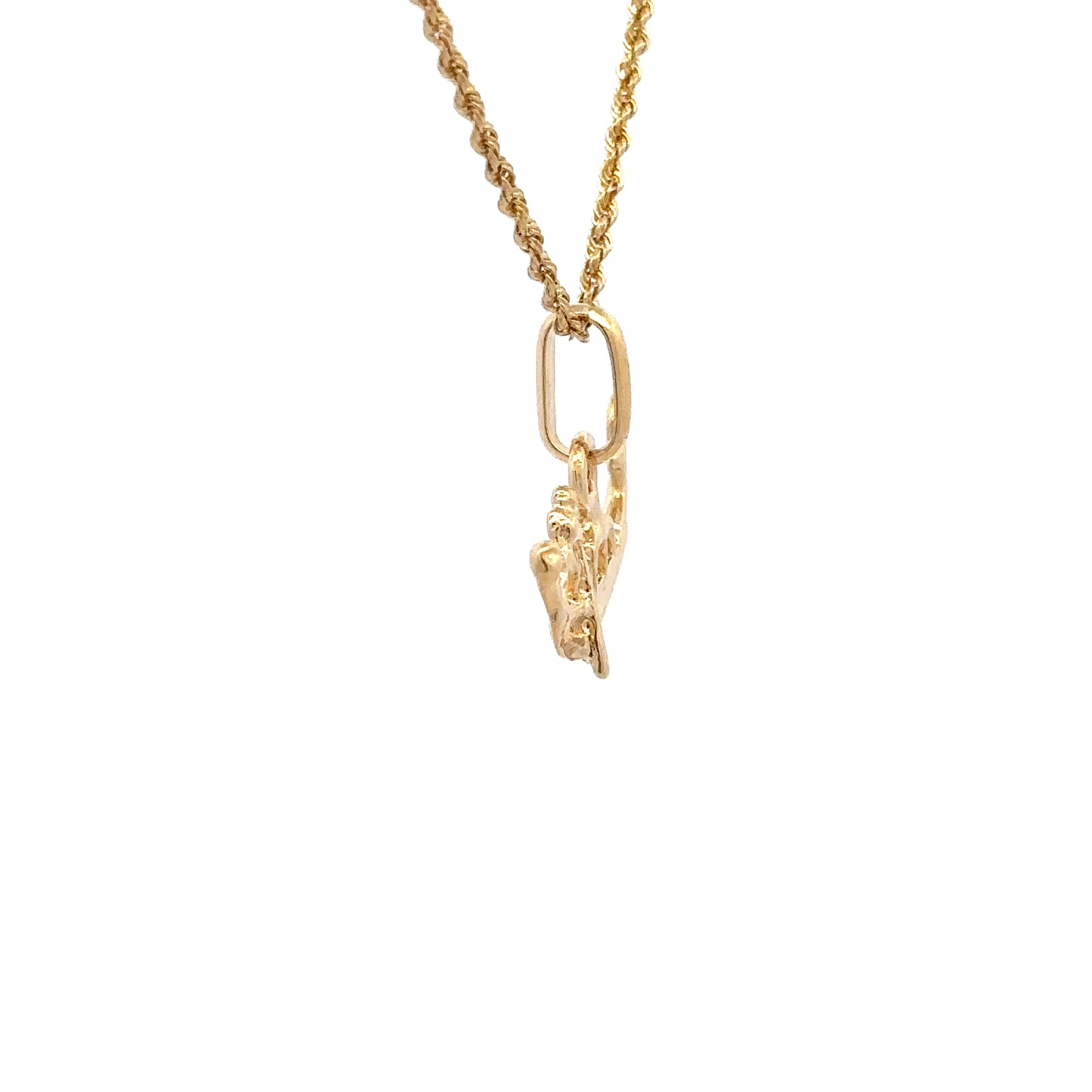 18kt yellow solid gold vintage charm gondola