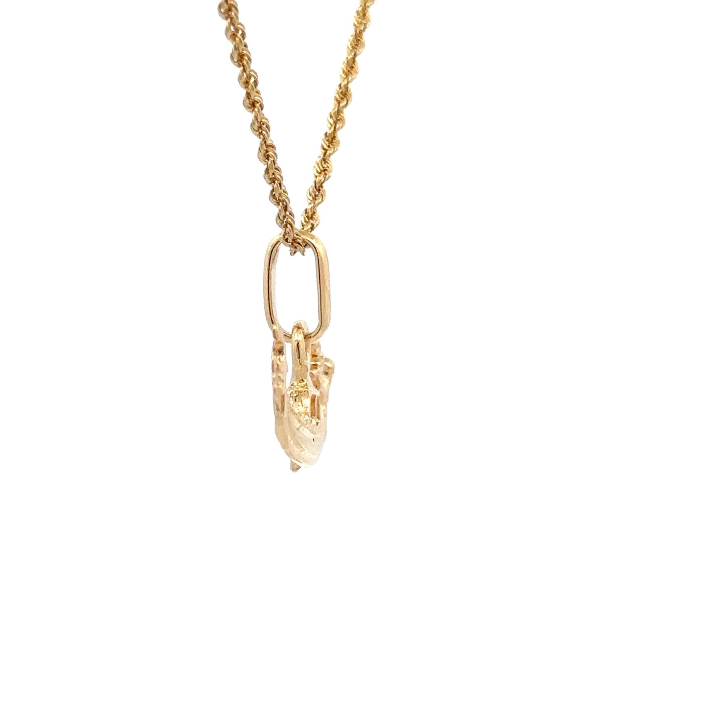 18kt yellow solid gold vintage charm gondola