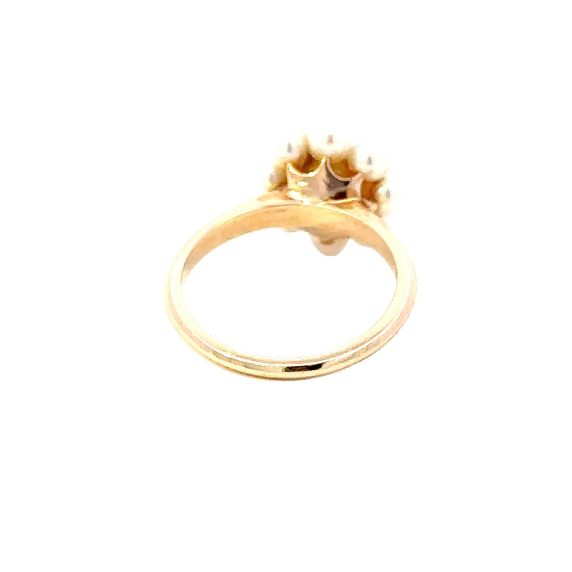 14kt yellow gold pearl vintage ring