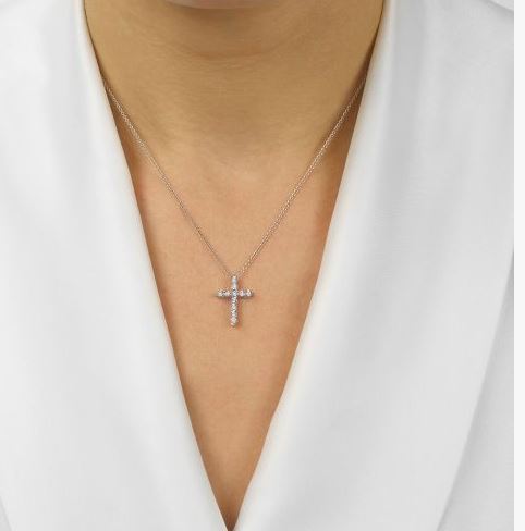 Silver Diamond Pendant