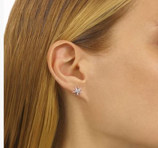 Sterling Silver Starburst Earrings