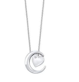 Sterling Silver To The Moon & Back Pendant