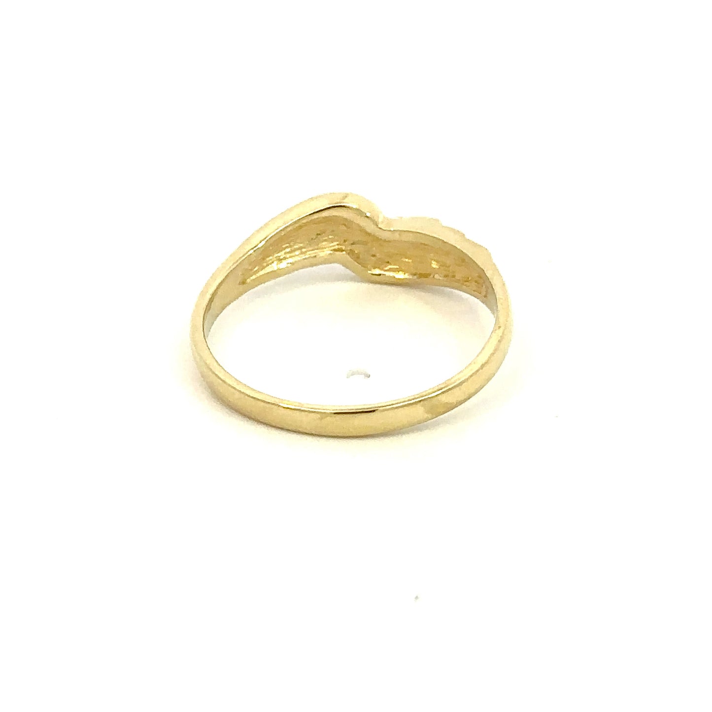 14kt Solid Yellow Gold Nugget Ring Vintage