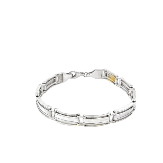 sterling silver link bracelet