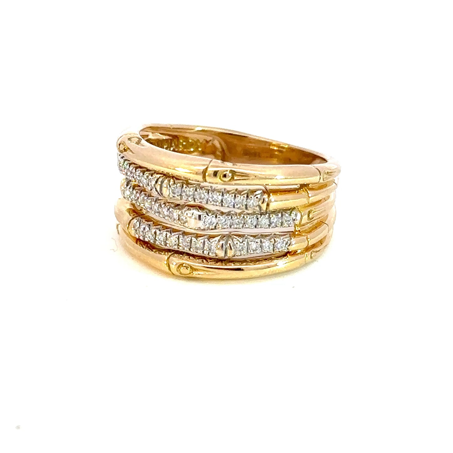 14kt yellow gold john hardy vintage ring