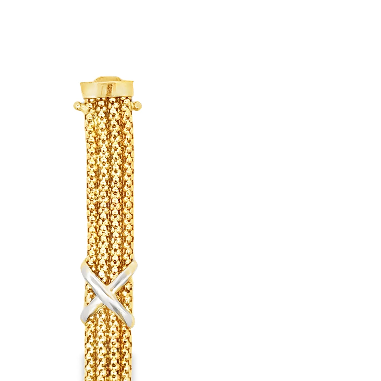 18kt yellow solid gold bracelet vintage