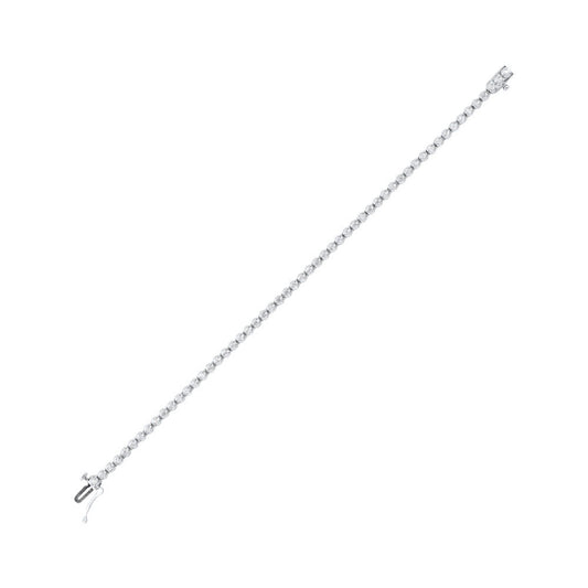 Diamond Tennis Bracelet in 14k White Gold (1 ctw)