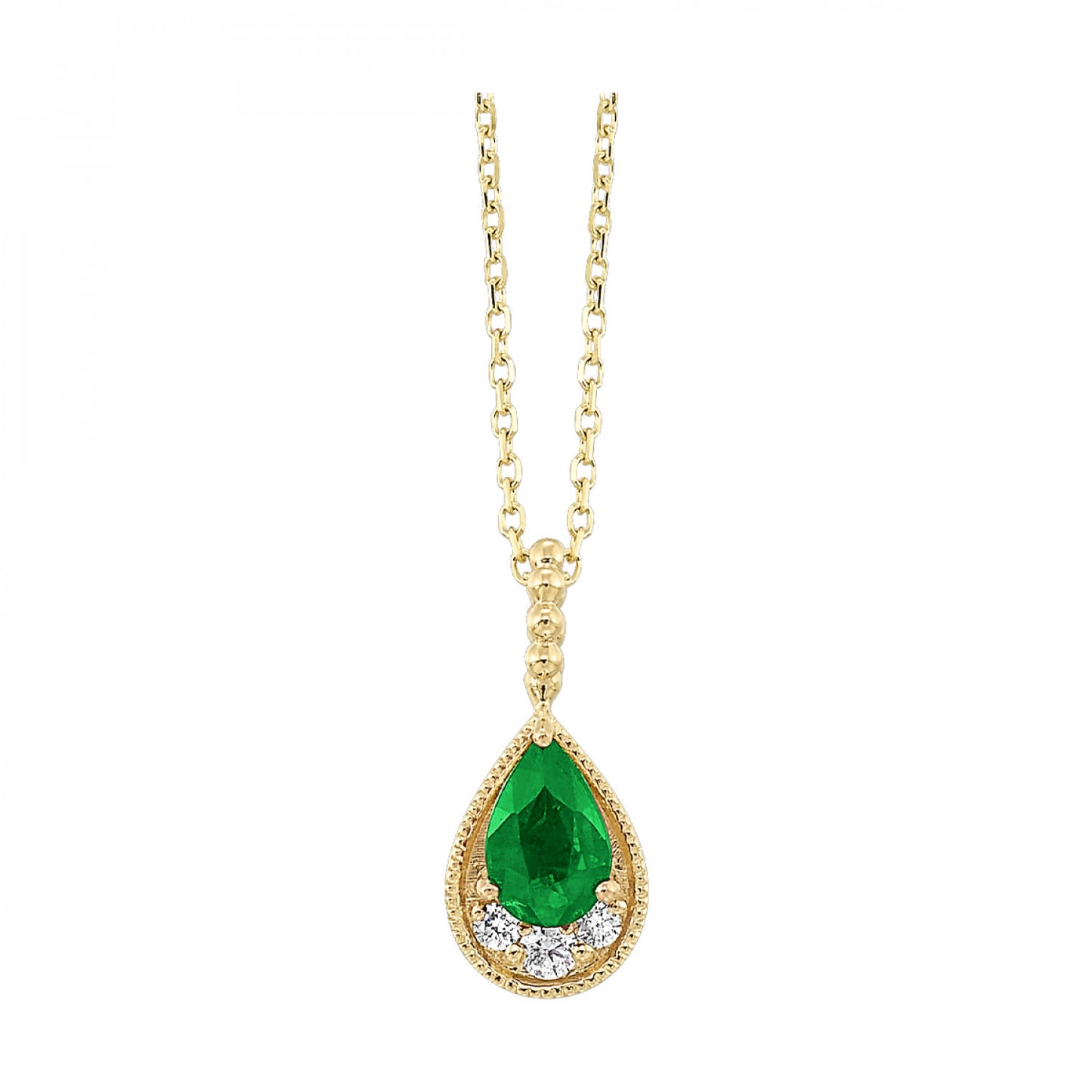 Emerald & Diamond Pendant