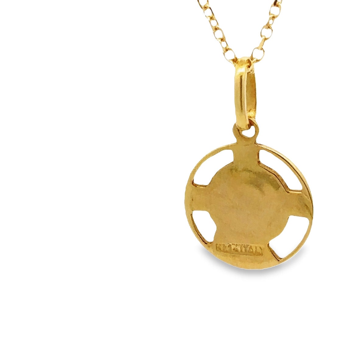 14kt yellow gold Jesus Christ medal