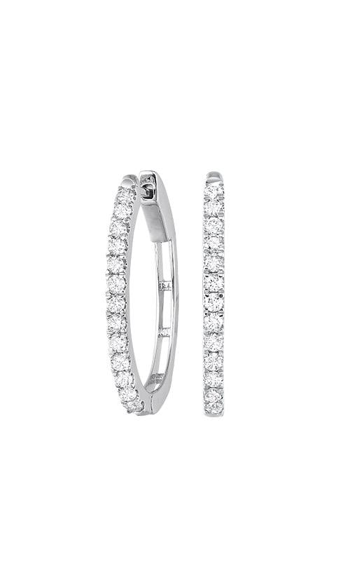 Oval Diamond Hoops 1/4 CTW