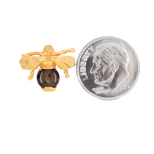 14kt Yellow Gold Vintage Bee Pin